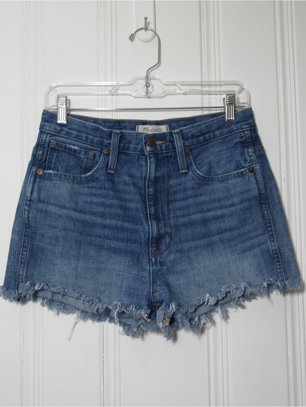 Madewell Rigid Denim Cutoff Shorts Size 28